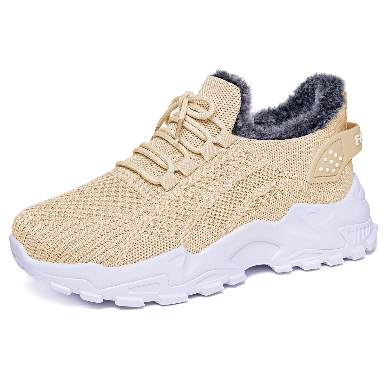 Damen warme Sneakers mit flauschigem Innenfutter und rutschfester Sohle Heidi Mode - Image 10
