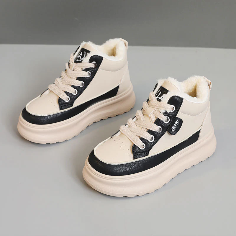 Damen warme und bequeme Sneakers mit flauschigem Innenfutter Heidi Mode - Image 6