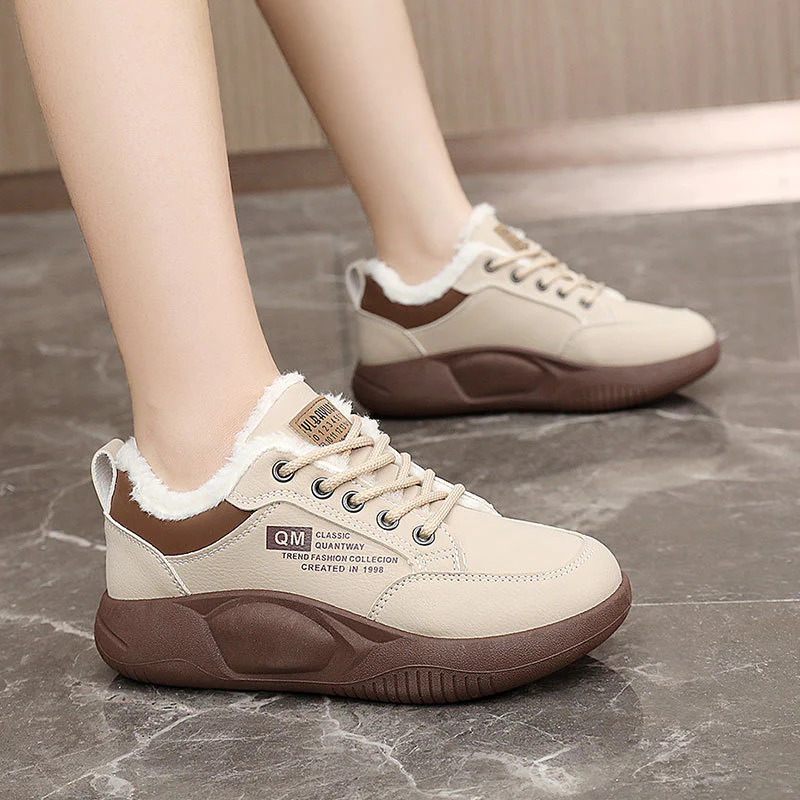 Damen warme Winter Sneakers mit weichem Fleece-Futter Heidi Mode - Image 2
