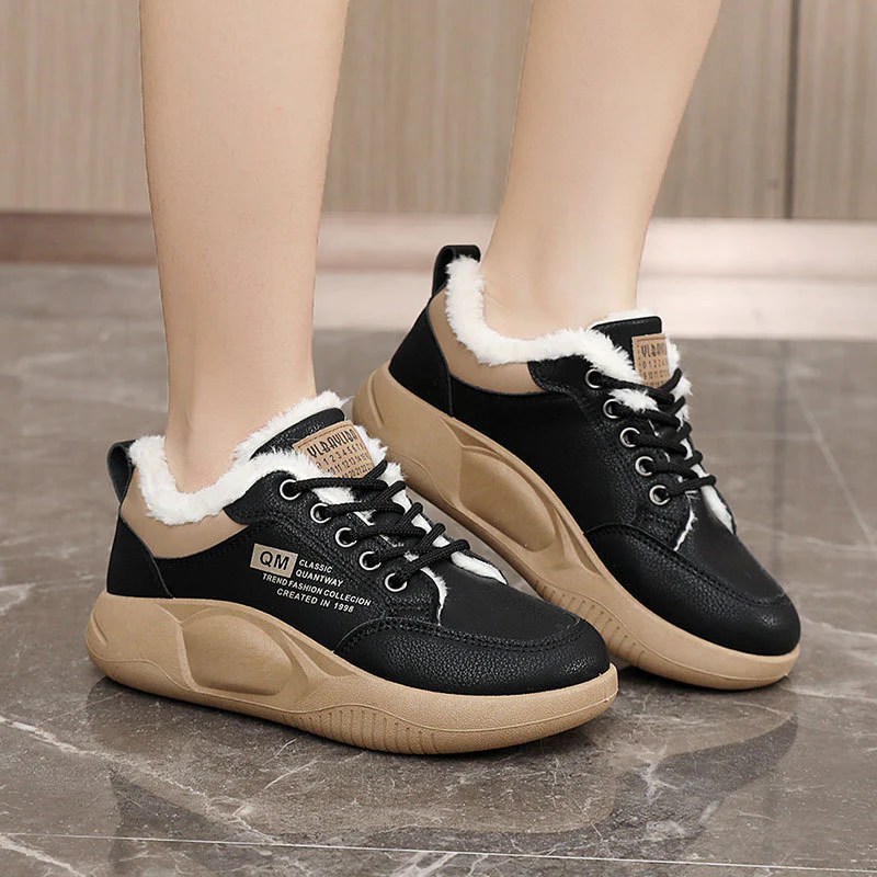 Damen warme Winter Sneakers mit weichem Fleece-Futter Heidi Mode - Image 4