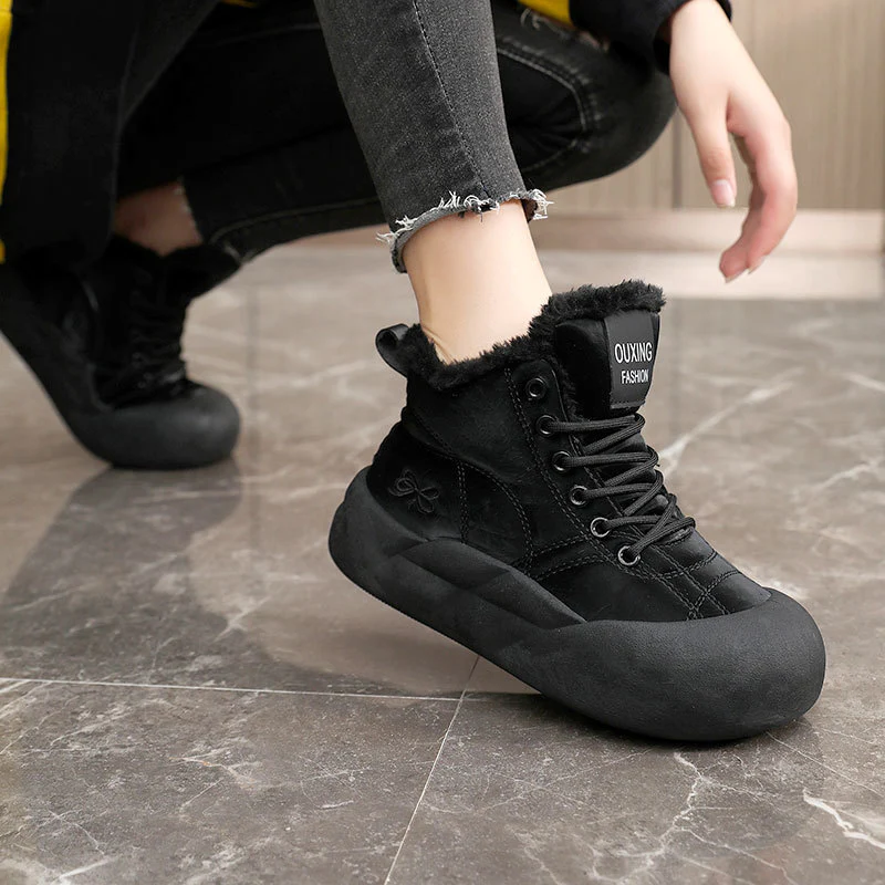 Damen warme Winterschuhe mit kuscheligem Innenfutter und rutschfester Sohle Heidi Mode - Image 4
