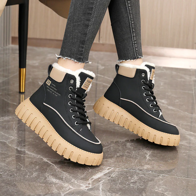 Damen Warme Winterstiefel mit dämpfendem Profil und weichem Innenfutter Heidi Mode - Image 3