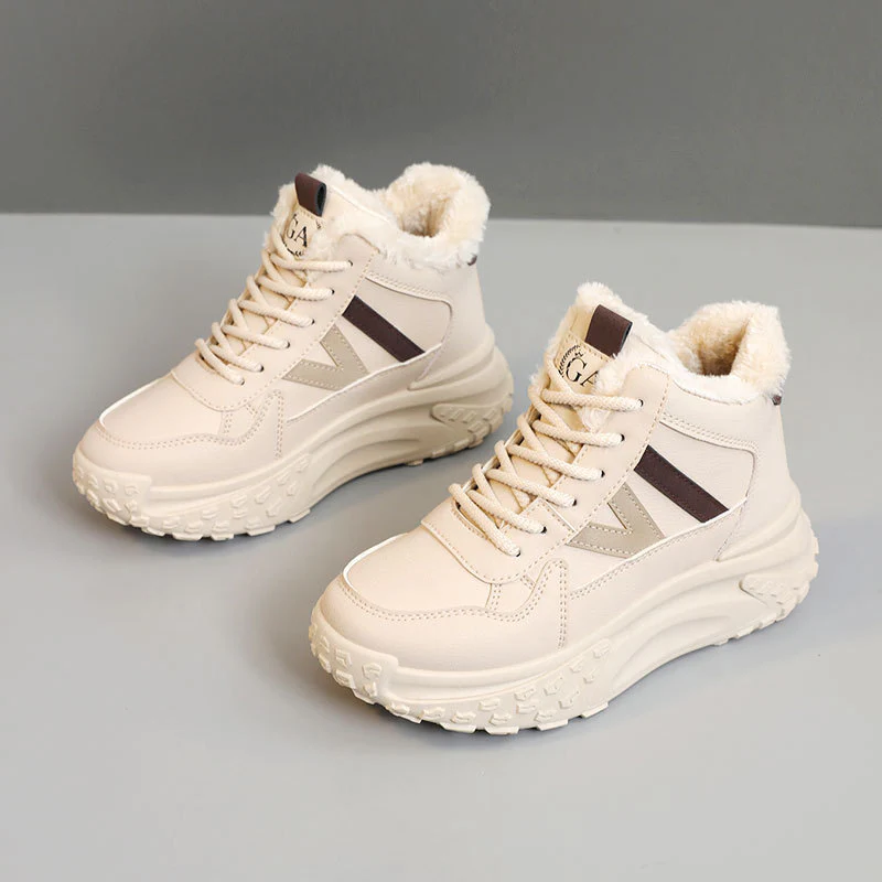 Damen Warmgefütterte High-Top Sneakers mit rutschfester Sohle Heidi Mode - Image 6