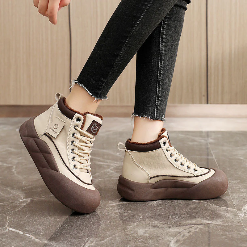 Damen Warmgefütterte Winterstiefeletten mit robuster Sohle Heidi Mode - Image 4