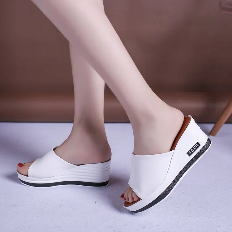Damen Wedge-Pantoletten mit Komfortabler Sohle und Modernem Design Heidi-Mode - Image 3