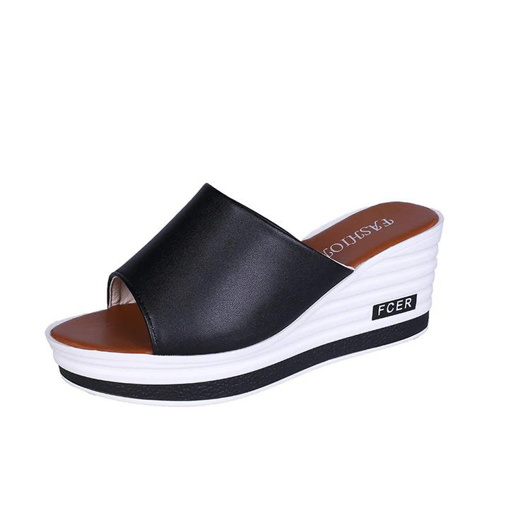Damen Wedge-Pantoletten mit Komfortabler Sohle und Modernem Design Heidi-Mode - Image 5