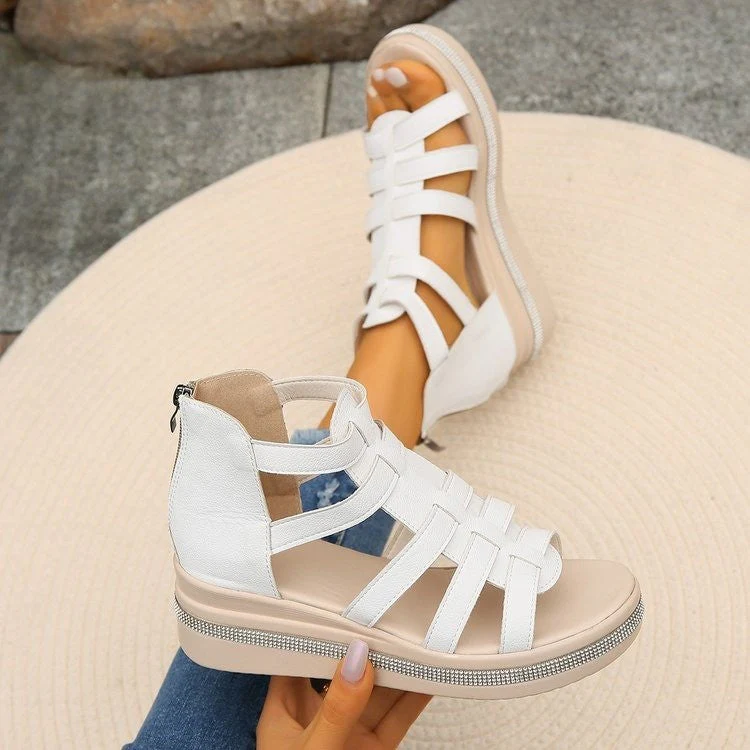 Damen Wedge-Sandalen mit Elegantem Riemendesign und Komfortabler Dämpfung Heidi-Mode - Image 4