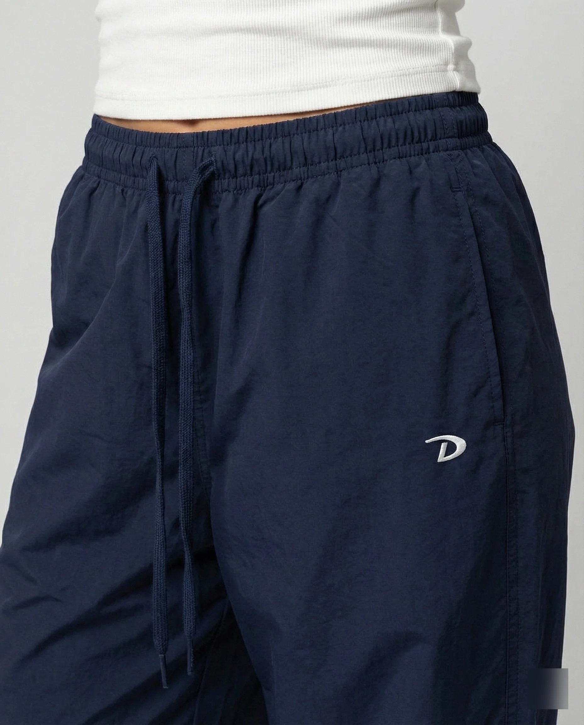 Damen weite Bundhose mit elastischem Tunnelzug langen Schlagbeinen und seitlicher Teilungsnaht Heidi-Mode - Image 3