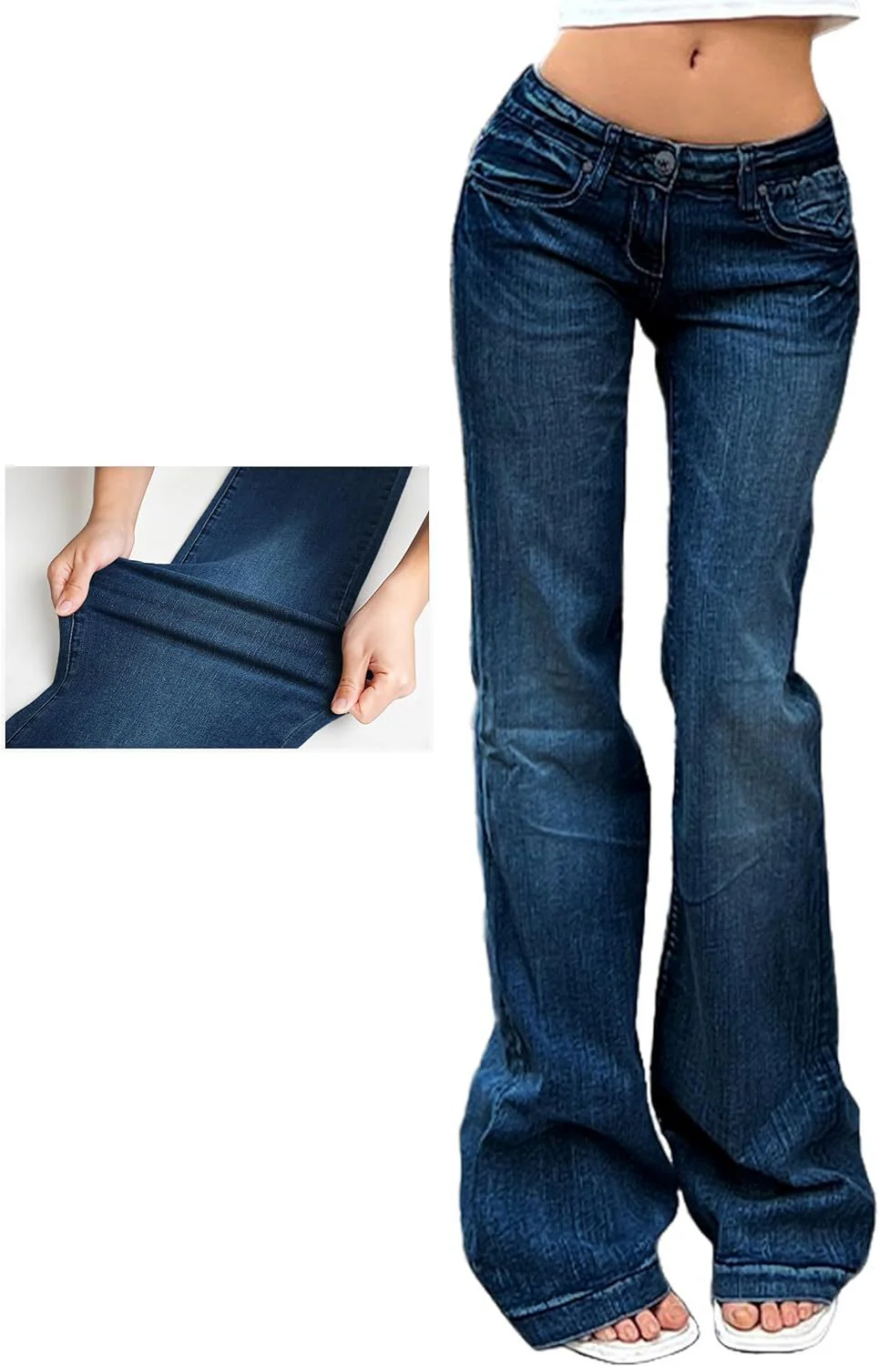 Damen Flared Jeans mit hohem Bund und Stretch - Image 6