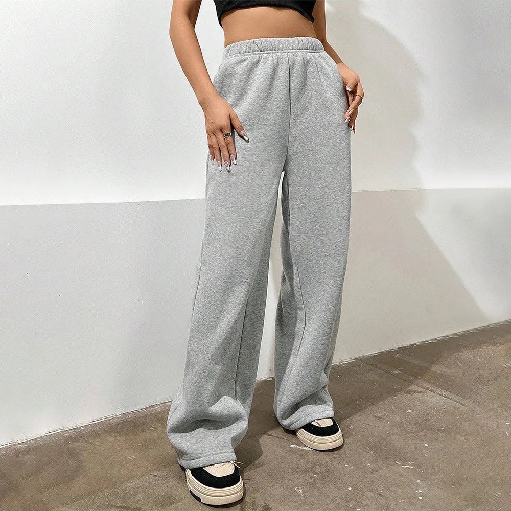 Damen Weite Freizeithose Aus Komfortablem Sweatmaterial Heidi-Mode - Image 3