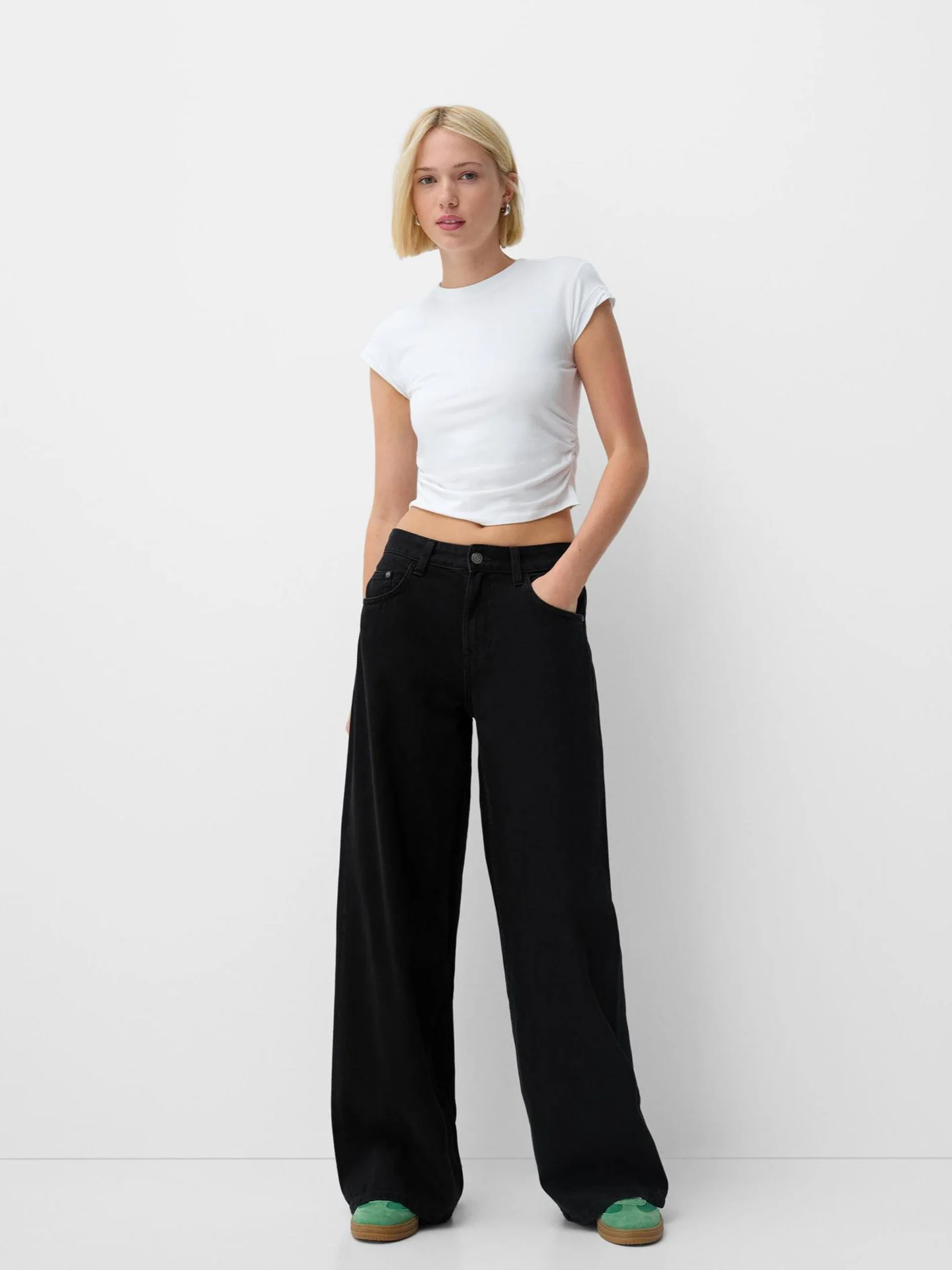 Damen Weite High-Waist Jeanshose im trendigen Schnitt Heidi-Mode - Image 2