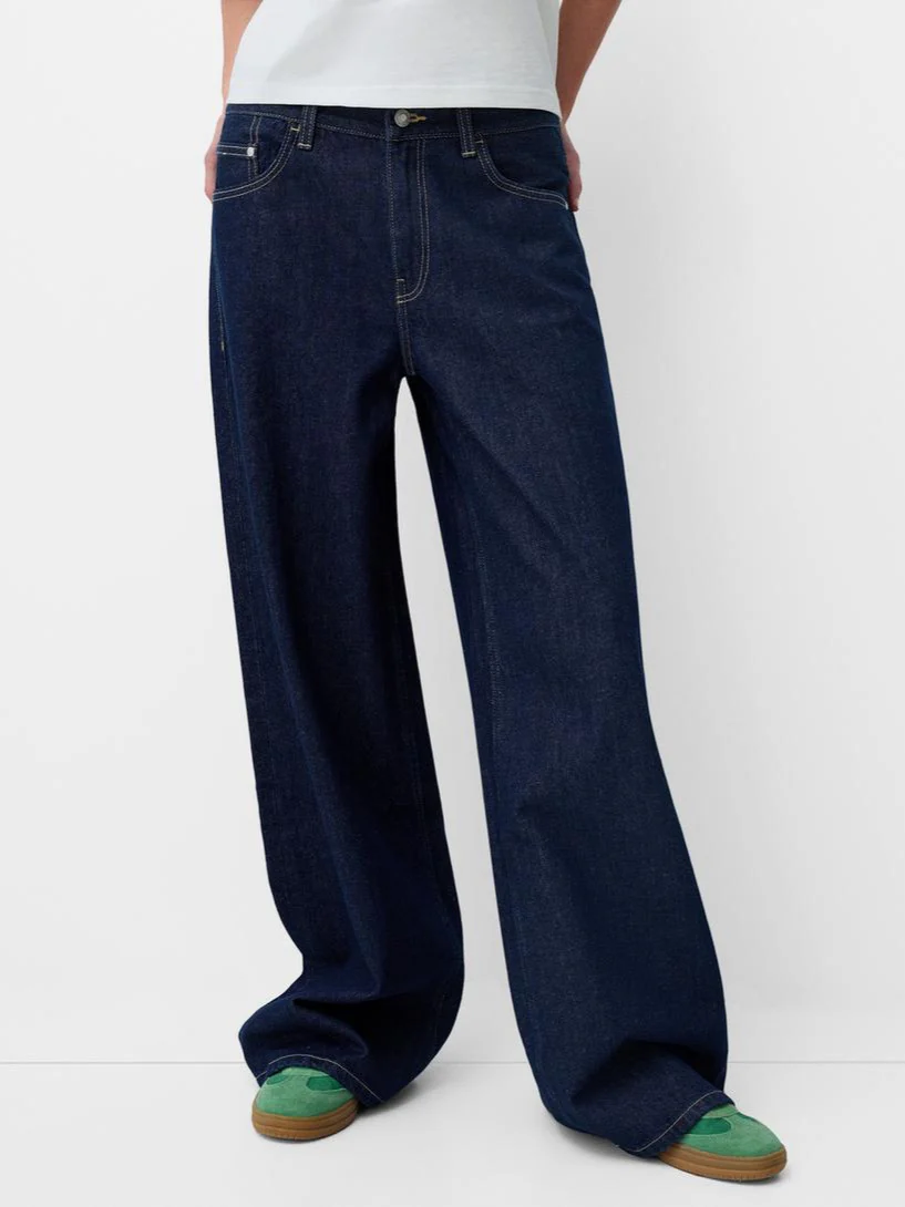 Damen Weite High-Waist Jeanshose im trendigen Schnitt Heidi-Mode - Image 4