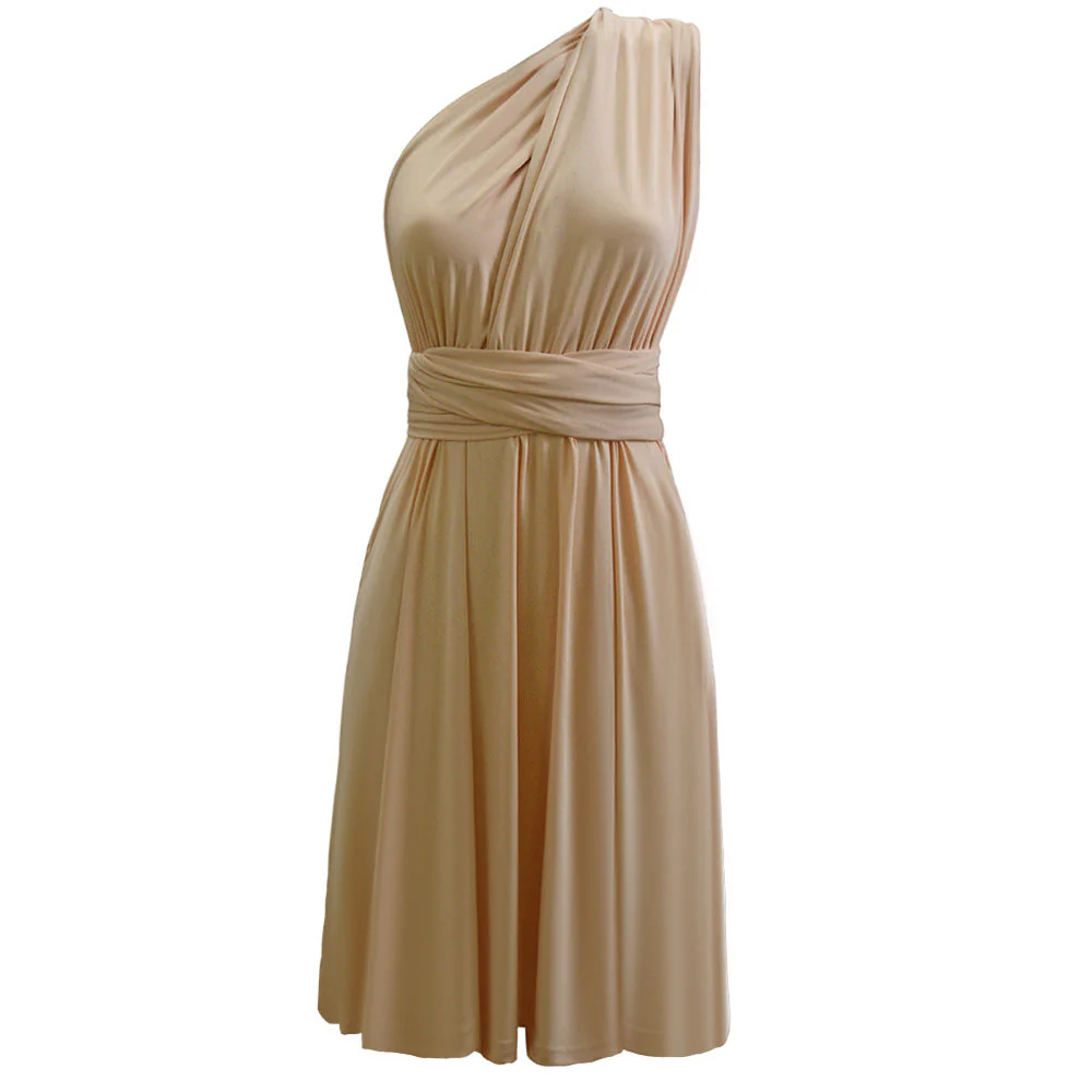 Damen Wickelkleid mit Eleganter Raffung und Tiefem V-Ausschnitt Heidi-Mode - Image 12
