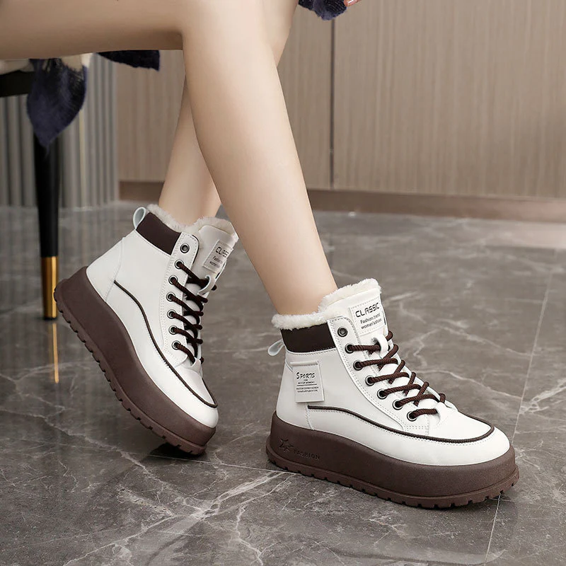 Damen Winter Boots mit dickem Fleece-Futter und rutschfester Sohle Heidi Mode - Image 4