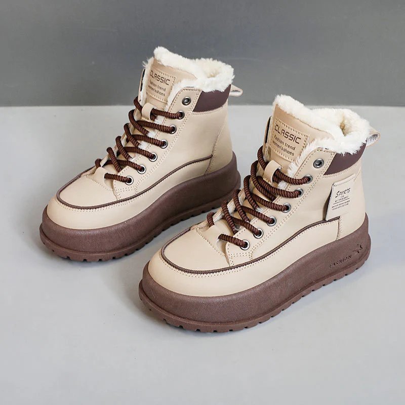Damen Winter Boots mit dickem Fleece-Futter und rutschfester Sohle Heidi Mode - Image 6