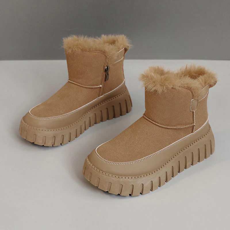 Damen Winter boots mit warmem Kunstfell und rutschfester Sohle Heidi Mode - Image 2