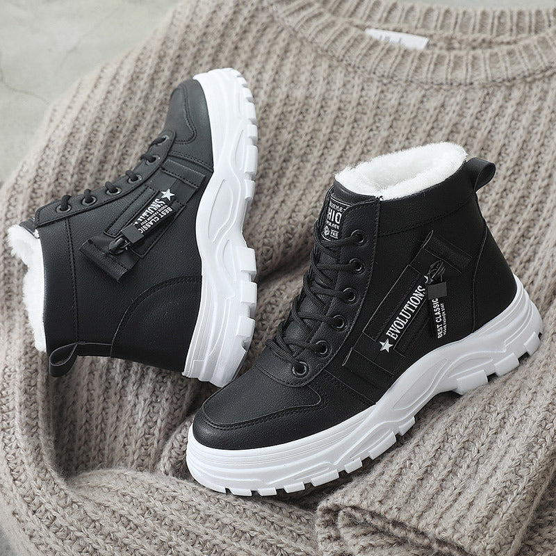 Damen Winter Sneaker mit kuscheligem Innenfutter und robustem Sohlenprofil Heidi Mode - Image 7