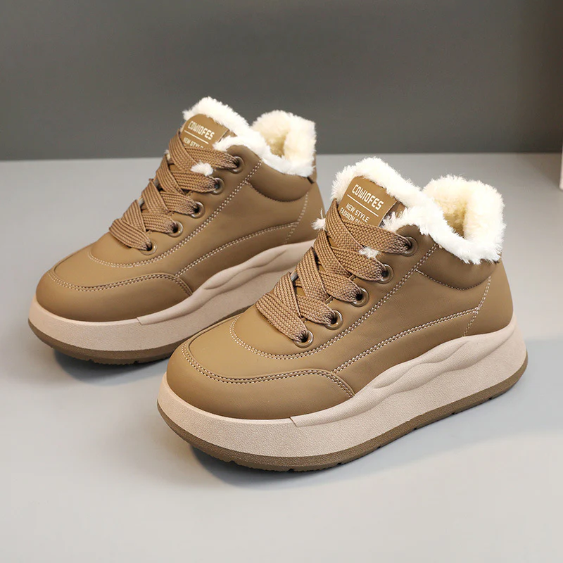 Damen Winter Sneaker mit kuscheligem Innenfutter und rutschfester Sohle Heidi Mode - Image 2