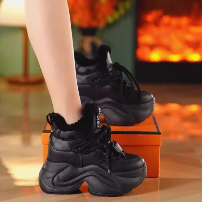 Damen Winter-Sneaker mit kuscheligem Innenfutter und rutschfester Sohle Heidi Mode - Image 4