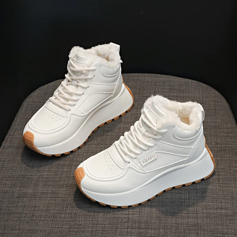 Damen Winter Sneaker mit kuscheligem Innenfutter und rutschfester Sohle Heidi Mode - Image 2