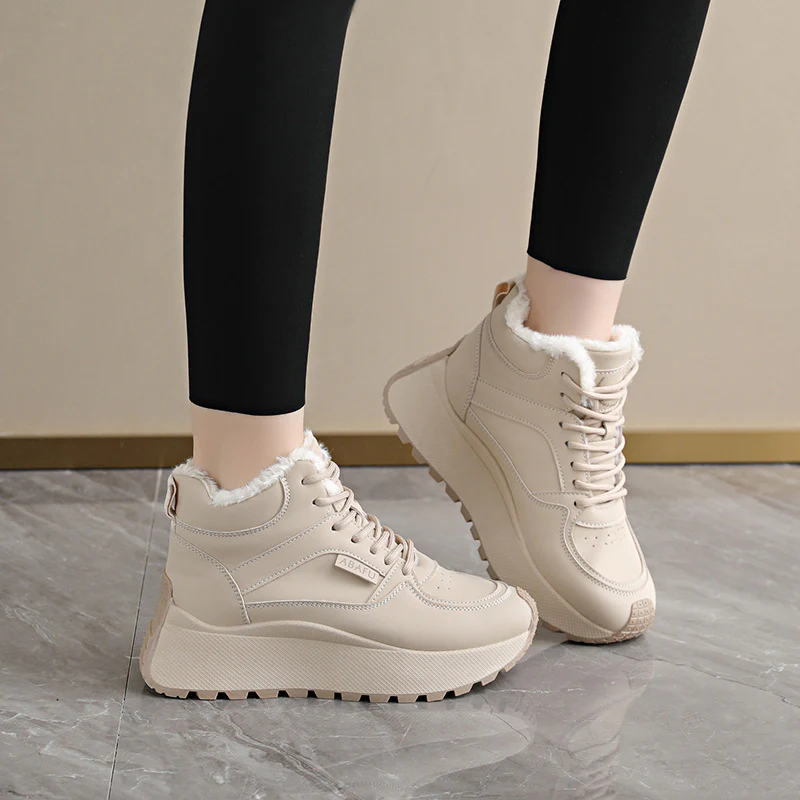 Damen Winter Sneaker mit kuscheligem Innenfutter und rutschfester Sohle Heidi Mode - Image 3