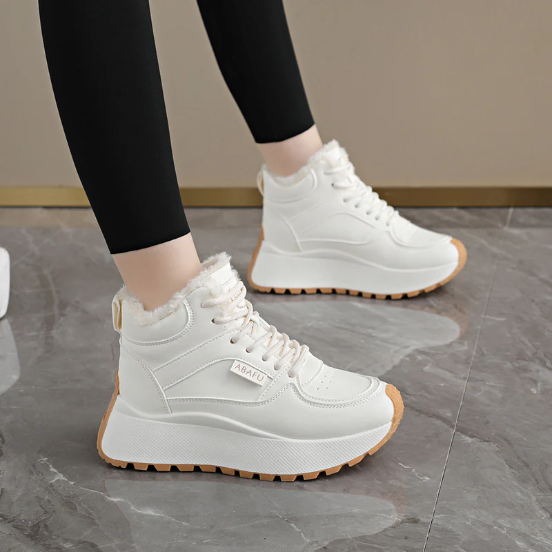 Damen Winter Sneaker mit kuscheligem Innenfutter und rutschfester Sohle Heidi Mode - Image 4
