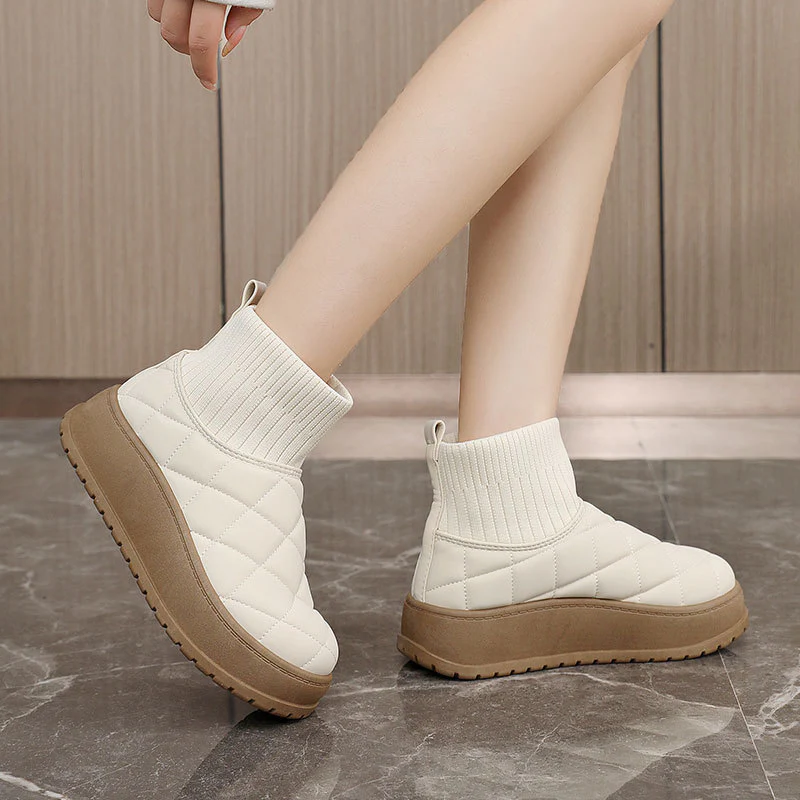 Damen Winter Sneakers mit isolierendem Fleece-Futter und rutschfester Sohle Heidi Mode - Image 4