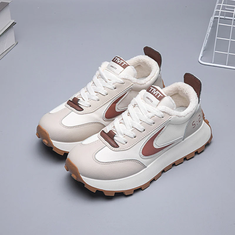 Damen Winter Sneakers mit warmem Fleece-Innenfutter und rutschfester Profilsohle Heidi Mode - Image 2