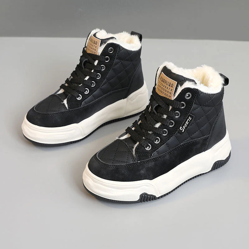 Damen Winter Sportsneakers mit kuscheligem Innenfutter und robustem Profil Heidi Mode - Image 2