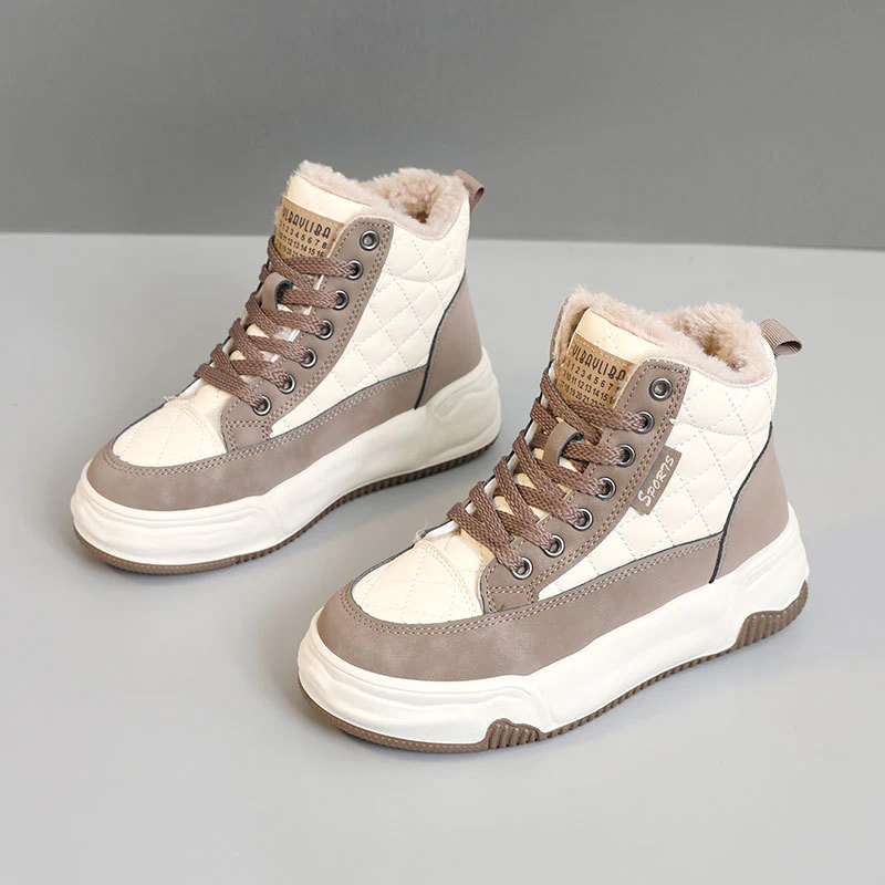 Damen Winter Sportsneakers mit kuscheligem Innenfutter und robustem Profil Heidi Mode - Image 3