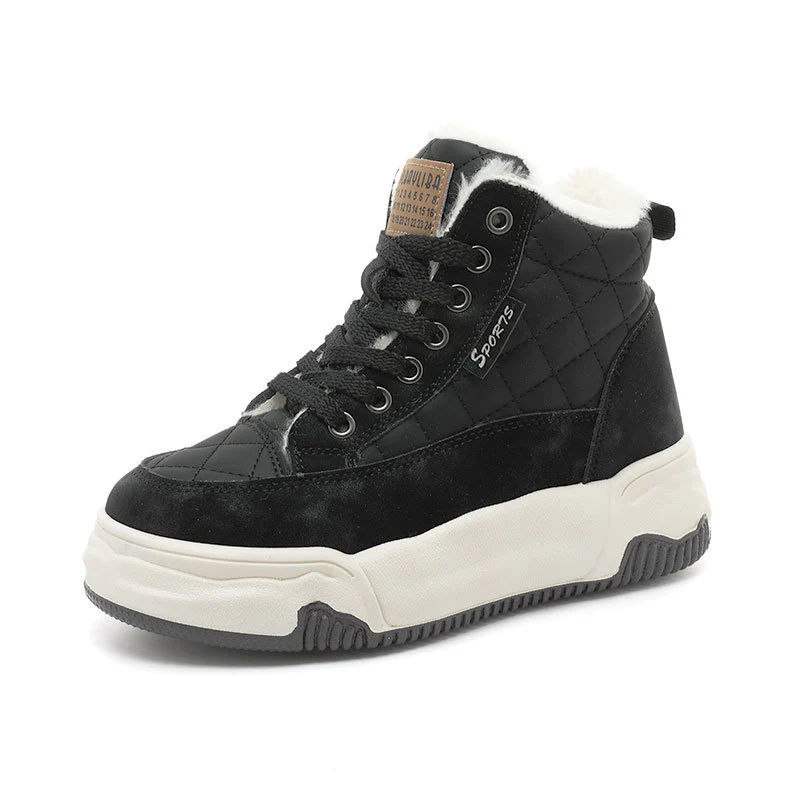 Damen Winter Sportsneakers mit kuscheligem Innenfutter und robustem Profil Heidi Mode - Image 5