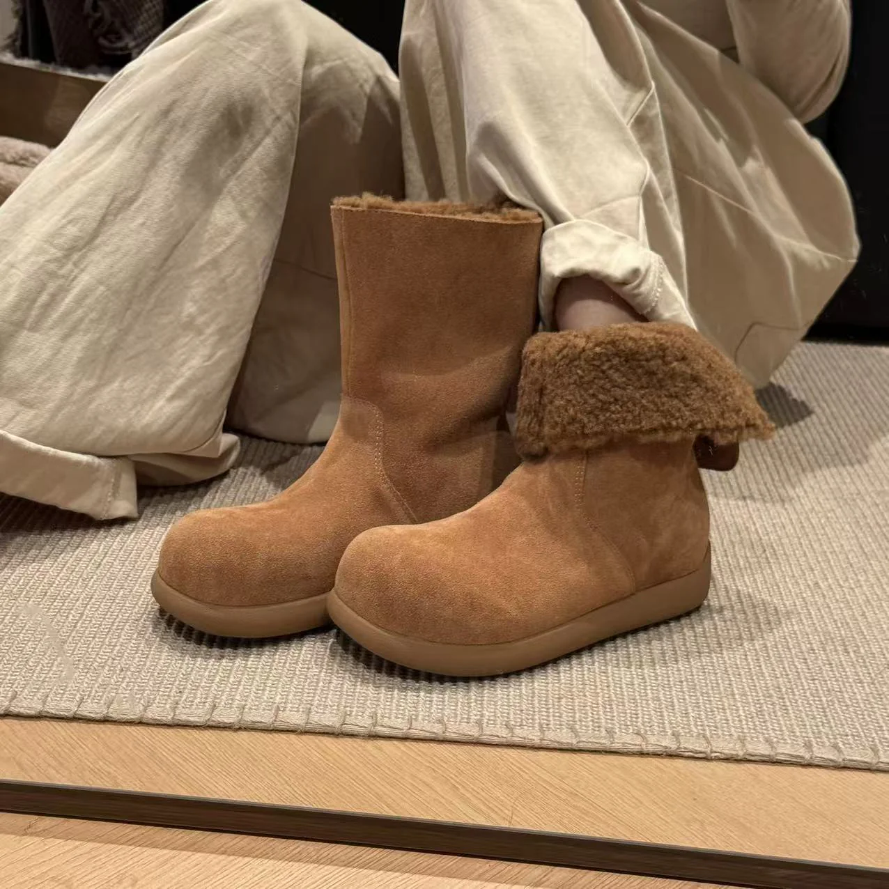 Damen Winterboots mit kuscheligem Innenfutter und rutschfester Sohle Heidi Mode - Image 7
