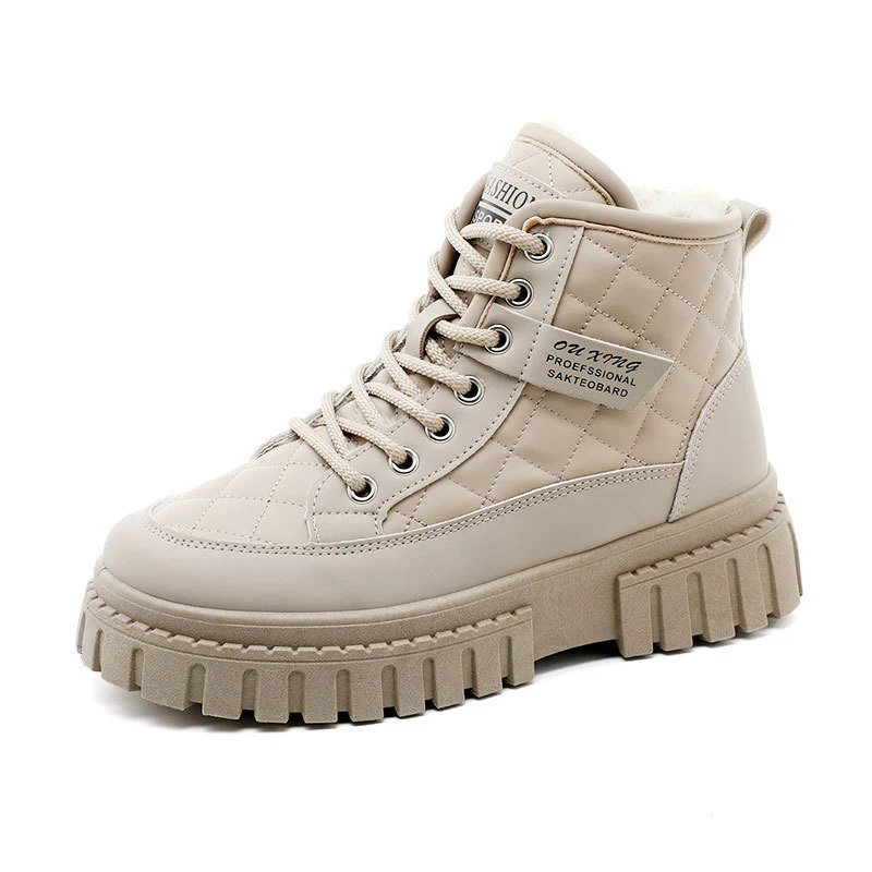 Damen Winterliche High-Top Boots mit kuscheligem Innenfutter und rutschfester Sohle Heidi Mode - Image 5