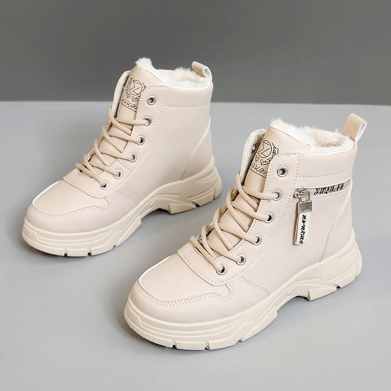 Damen Winterliche High-Top Sneaker mit kuscheligem Innenfutter Heidi Mode - Image 6