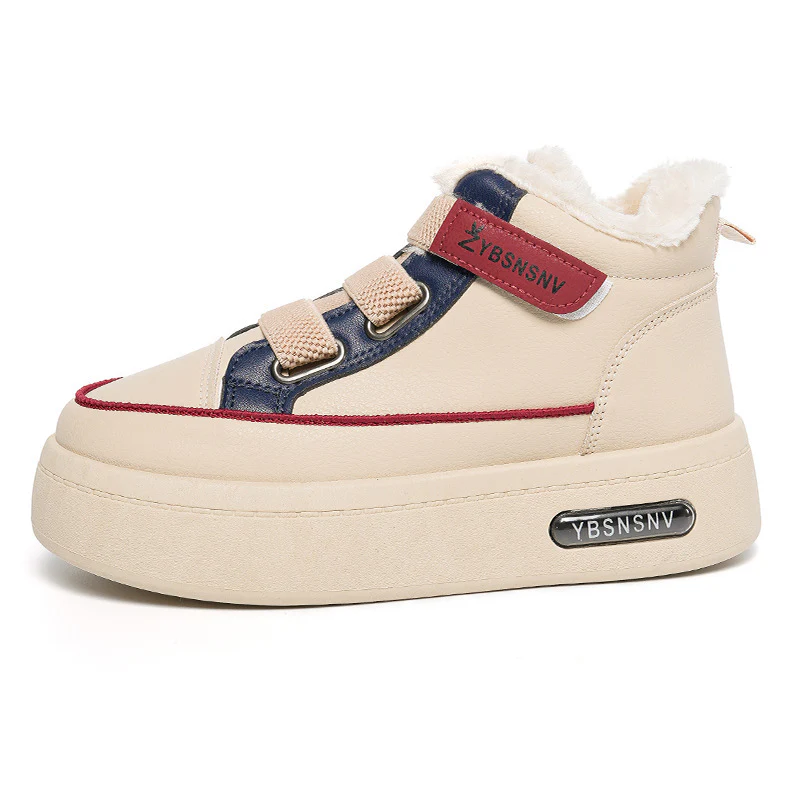 Damen Winterliche High-Top Sneakers mit bequemer Fleece-Wärmepolsterung und sportlichem Design Heidi Mode - Image 8