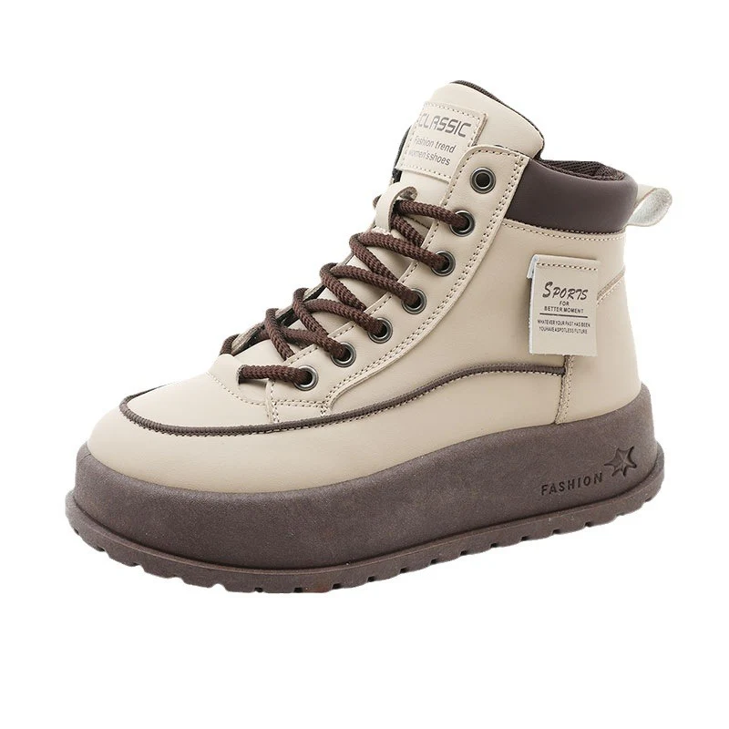 Damen Winterliche High-Top Sneakers mit dämpfender Laufsohle und robustem Profil Heidi Mode - Image 5