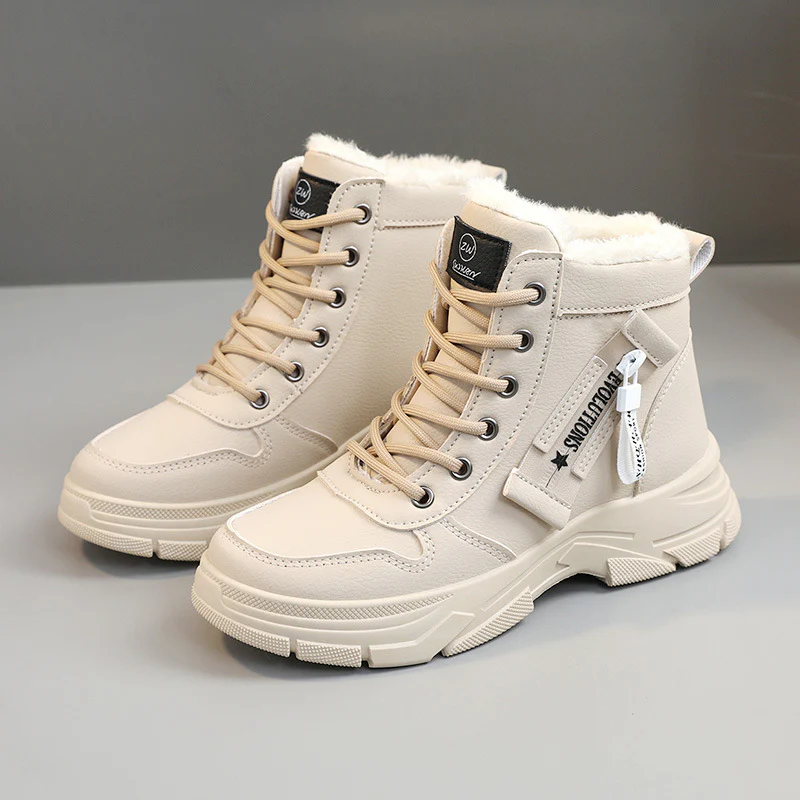 Damen Winterliche High-Top Sneakers mit Fleece-Futter und rutschfester Sohle Heidi Mode - Image 8