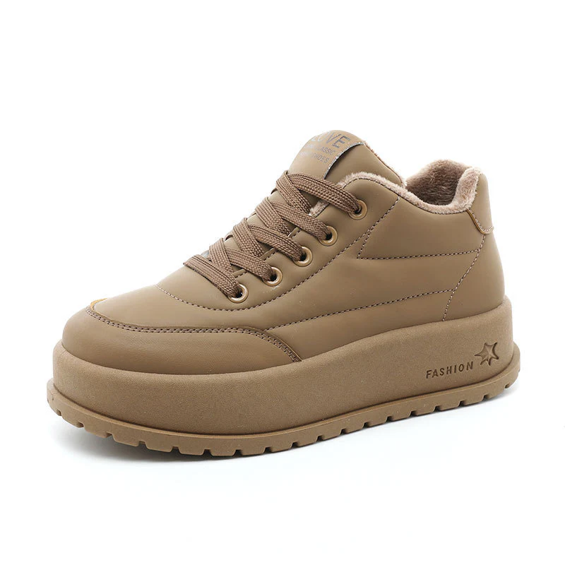 Damen Winterliche High-Top Sneakers mit Fleece-Innenfutter Heidi Mode - Image 5