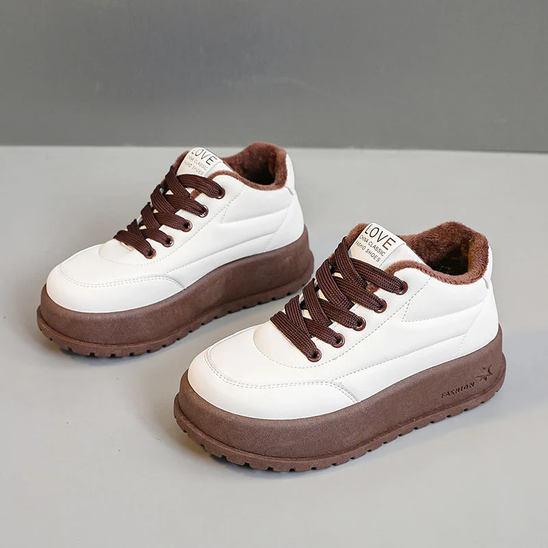 Damen Winterliche High-Top Sneakers mit Fleece-Innenfutter Heidi Mode - Image 6