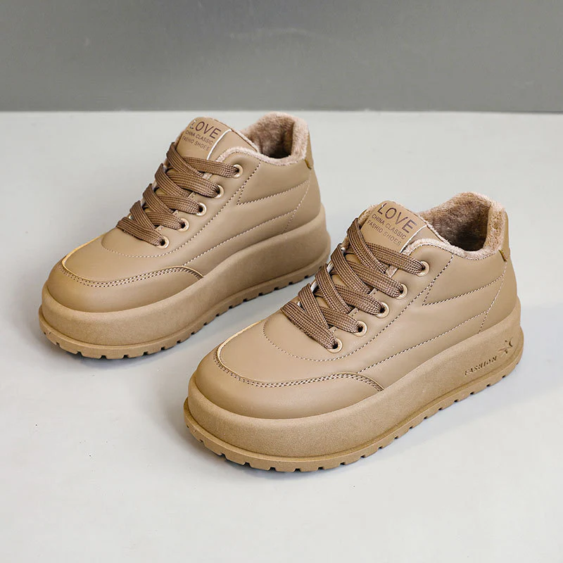 Damen Winterliche High-Top Sneakers mit Fleece-Innenfutter Heidi Mode - Image 7