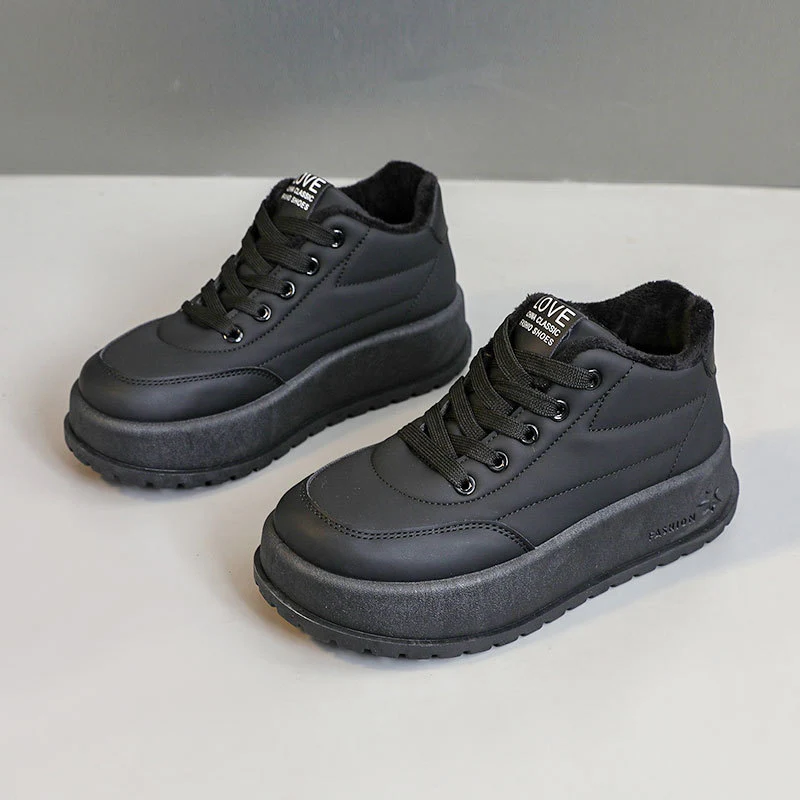 Damen Winterliche High-Top Sneakers mit Fleece-Innenfutter Heidi Mode - Image 8