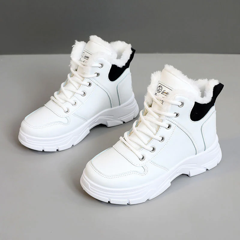 Damen Winterliche High-Top Sneakers mit kuscheligem Futter Heidi Mode - Image 7