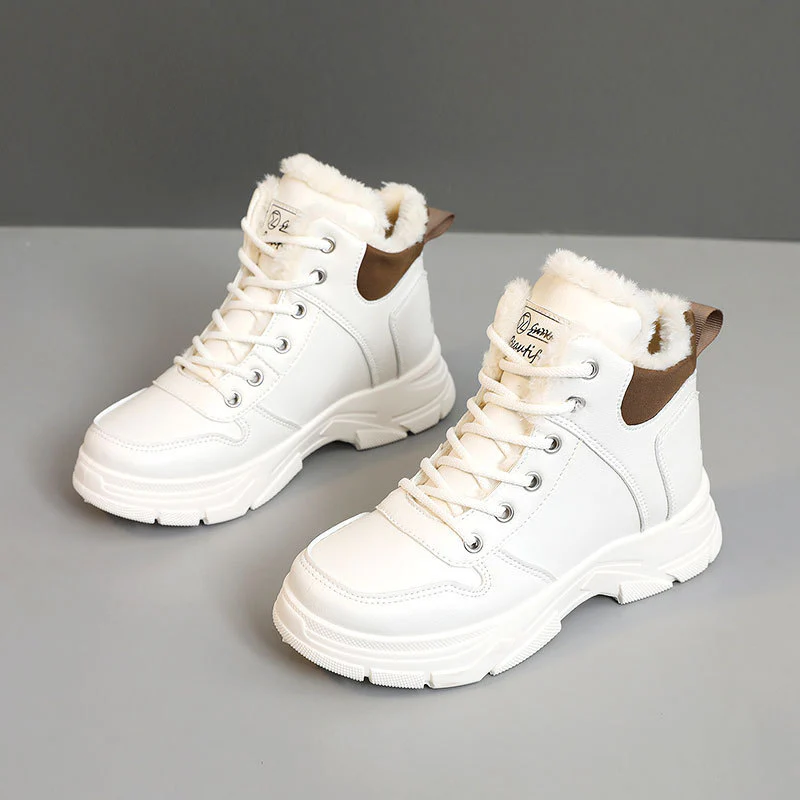 Damen Winterliche High-Top Sneakers mit kuscheligem Futter Heidi Mode - Image 8