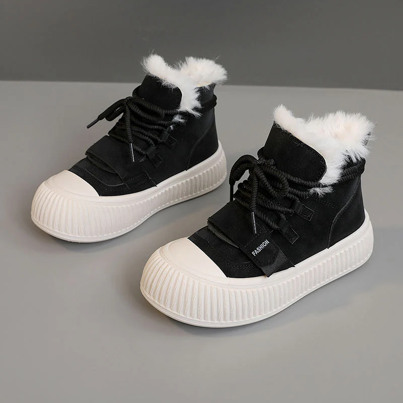 Damen Winterliche High-Top Sneakers mit kuscheligem Innenfutter Heidi Mode - Image 7