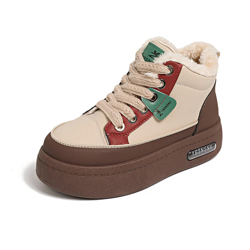 Damen Winterliche High-Top Sneakers mit kuscheligem Innenfutter und dämpfender Sohle Heidi Mode - Image 5