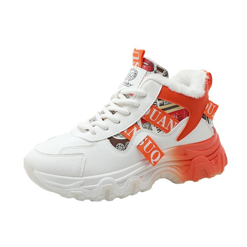 Damen Winterliche High-Top Sneakers mit kuscheligem Innenfutter und modischem Design Heidi Mode - Image 5