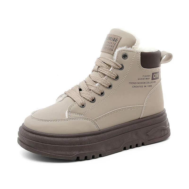 Damen Winterliche High-Top Sneakers mit warmem Innenfutter und rutschfester Sohle Heidi Mode - Image 5