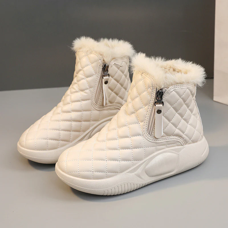Damen Winterliche High-Top Stiefel mit Fleece-Futter und rutschfester Sohle Heidi Mode - Image 6