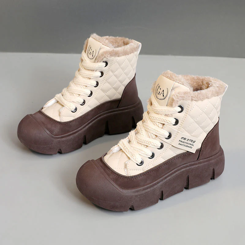 Damen Winterliche High-Top Stiefel mit kuscheligem Innenfutter und rutschfester Sohle Heidi Mode - Image 3