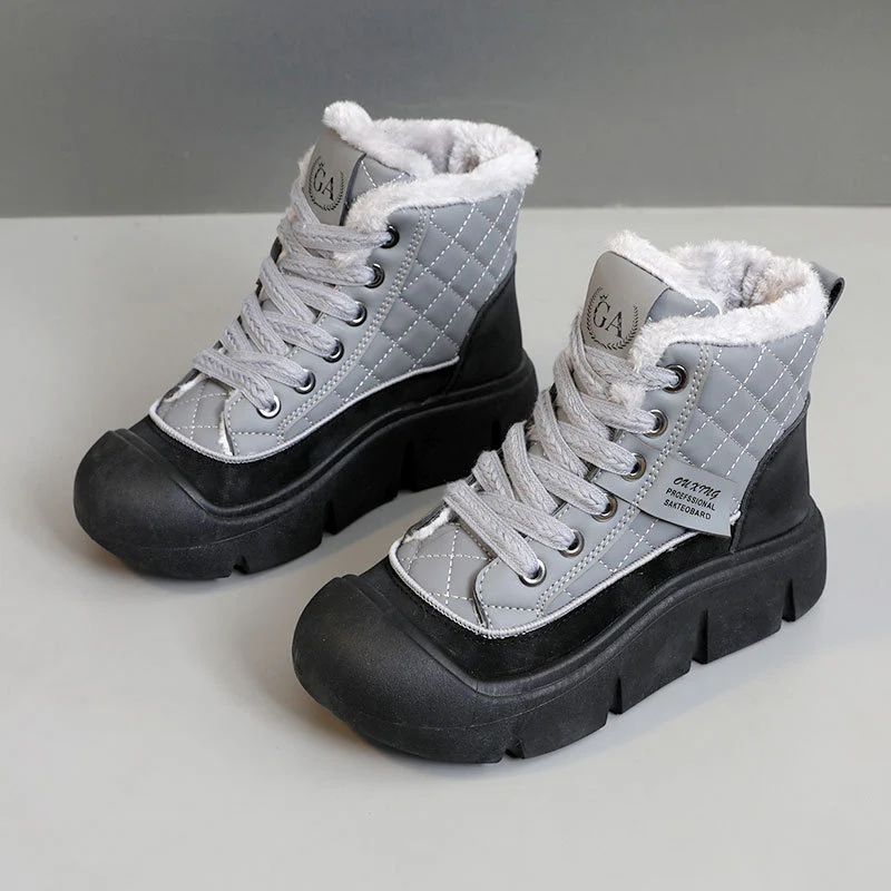 Damen Winterliche High-Top Stiefel mit kuscheligem Innenfutter und rutschfester Sohle Heidi Mode - Image 7